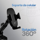 Soporte Celular Auto 3 en 1: Tablero, Parabrisas, Ventilación 360° Automático