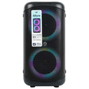 Bocina Inalámbrica Portátil STF Allure: 5"x2 pulgadas, Luz LED RGB, Negro