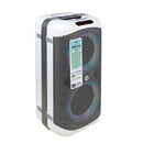 Bocina Inalámbrica Portátil STF Allure: 5"x2 pulgadas, Luz LED RGB, Blanca