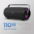 Bocina Portátil STF Boost Power Max: 110W de Potencia, TWS, Power Bank