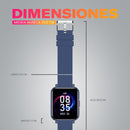Smartwatch reloj inteligente | STF Kronos Optimum | 1.85", IP67 Rosa