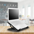 Base enfriadora para laptop Multi: 4 ángulos ajustables, luz LED
