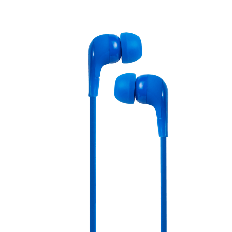 Audífono Alámbrico In-ear | STF Resonanz | Con micrófono, Azul