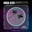 Audifonos Alambricos In Ear MSA-020 Gaming Beast STF USB-C Microfono Cable 120cm Luz Led