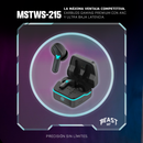 Audifonos Inalambricos Tws MSTWS-215 Gaming Beast STF ANC ENC Doble Conexión Luz Led