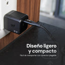 Cargador Pared GaN 30W Tipo C Carga Rápida Compacto