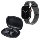 Kronos Train Pack STF: Smartwatch 2" + Audífonos Inalámbricos OWS, resistentes al agua, negro