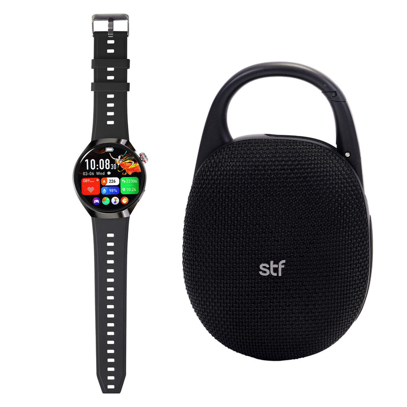 Kronos Attitude Pack STF: Smartwatch + Bocina Portátil IP67