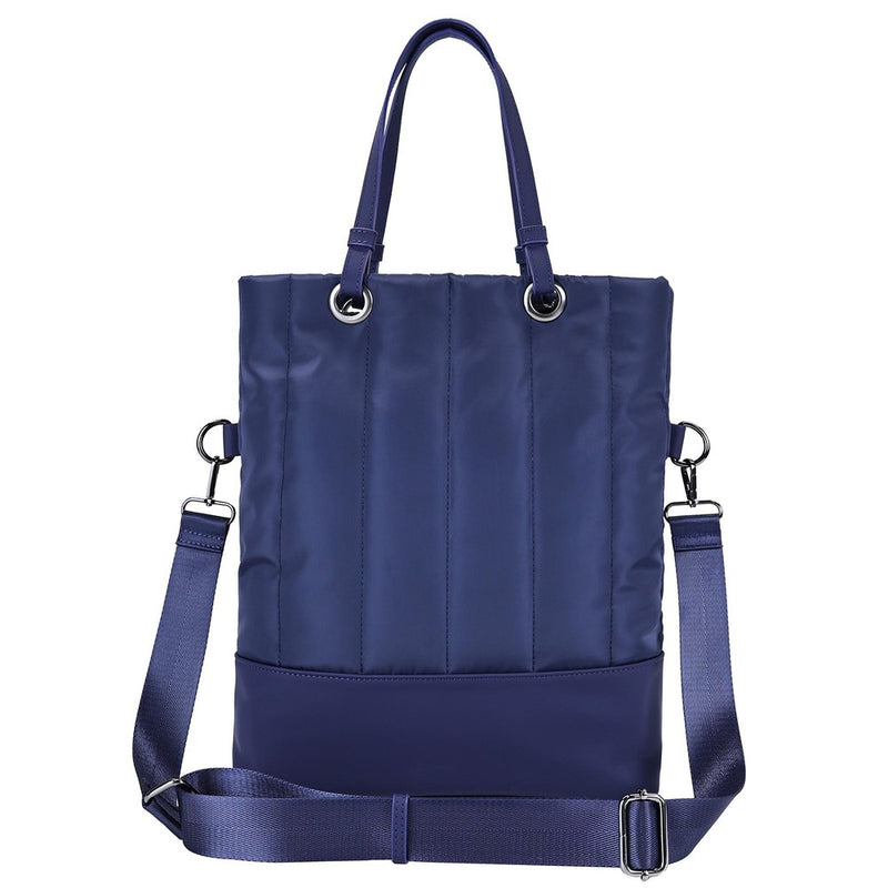 Bolsa CoolCapital Tote Bag Fuji: Laptop 14", Resistente y Ajustable, Azul