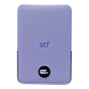 Batería Power Bank Portátil STF 5000 mAh 20W Carga Magnética Lila