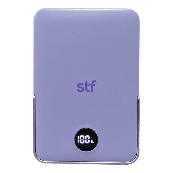 Batería Power Bank Portátil STF 5000 mAh 20W Carga Magnética Lila