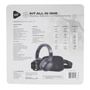 3 kit all in one STF: Audifonos On Ear + Smartwatch + Crossbody Negro