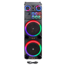 Bafle Inalambrico Power Block Coloso STF 200W Mega Bass 2x15 Luz RGB