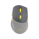 Mouse inalámbrico óptico STF VIVA: Batería recargable, 1600 DPI, Gris