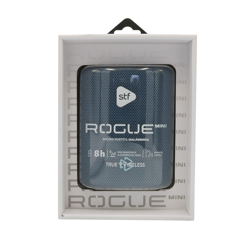 Bocina inalámbrica portátil | STF Rogue Mini | 2" pulgadas 5W función TWS protección IPX5 Azul