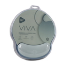 Mousepad Reposamuñecas redondo VIVA: Antiderrapante, Momory foam, Gris