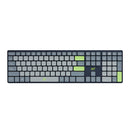 Kit Teclado inalámbrico + Reposa muñecas  | STF VIVA! | Para computadora gris