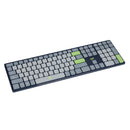 Kit Teclado inalámbrico + Reposa muñecas  | STF VIVA! | Para computadora gris