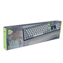 Kit Teclado inalámbrico + Reposa muñecas  | STF VIVA! | Para computadora gris