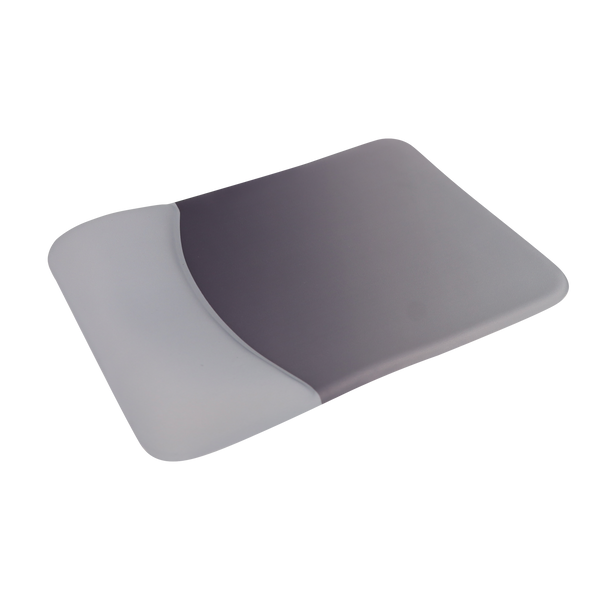 Mousepad Reposamuñecas STF VIVA: Antiderrapante, gris