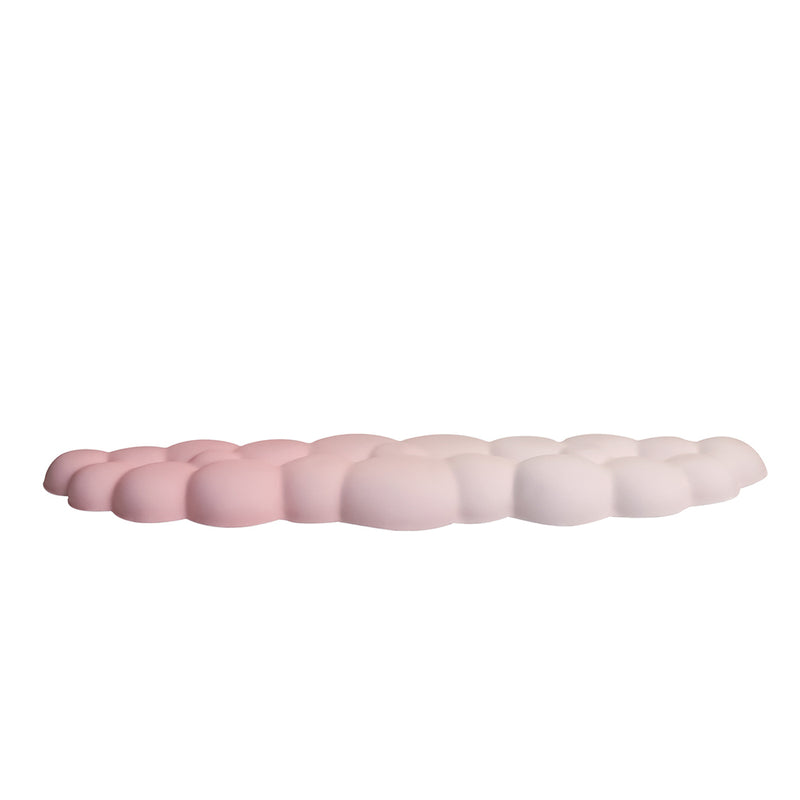 Kit Teclado inalámbrico + Reposa muñecas  | STF VIVA | Para computadora rosa