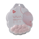 Mousepad Reposamuñecas STF VIVA Nube: Antiderrapante, Momory foam, Rosa