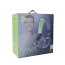 Audífonos alámbricos OE STF VIVA: Micrófono, 40mm, Verde