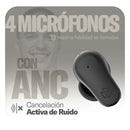 Audífonos inalámbricos TWS STF One Plus ANC ENC: 6hrs uso, protección IPX4, 4 micrófonos, Negro