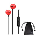 Audífonos Inalámbricos In-Ear STF VIVA: Sonido Potente, Alcance de 10m Rojo