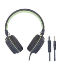 Audífonos alámbricos OE STF VIVA: Micrófono, 40mm, Verde