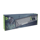 Teclado Inalámbrico STF VIVA: 2.4GHz, Bluetooth 5.0, 110 Teclas, Multimedia, Windows/Mac Gris