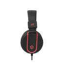 Audífonos alámbricos OE STF VIVA: Micrófono, 40mm, Rojo