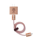 3 Pack Carga Ultra Rápida VIVA: Cargador 20W + Cable 60 W Tipo C-Lightning + Kit protector Nude