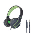 Audífonos alámbricos OE STF VIVA: Micrófono, 40mm, Verde