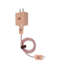 3 Pack Carga Ultra Rápida VIVA: Cargador 20W + Cable 60 W Tipo C-Lightning + Kit protector Nude