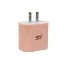 3 Pack Carga Ultra Rápida VIVA: Cargador 20W + Cable 60 W Tipo C-Lightning + Kit protector Nude