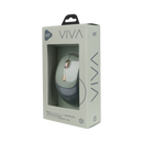 Mouse inalámbrico óptico STF VIVA: Batería recargable, 1600 DPI, Gris Menta