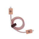 3 Pack Carga Ultra Rápida VIVA: Cargador 20W + Cable 60 W Tipo C-Lightning + Kit protector Nude