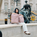 Maleta de viaje + Mochila Dott Cool Capital Combo Equipaje Carry On Cabina Rosa