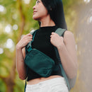 Mochila para Laptop 14" con Cangurera CoolCapital Canyon: Protección y Organización Total, Verde