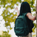 Mochila para Laptop 14" con Cangurera CoolCapital Canyon: Protección y Organización Total, Verde