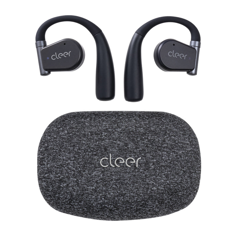 Audifonos Cleer ARC II Music Open-Ear: conexión 5.3, Hi-Res Audio, 35h Batería, UV Case azul