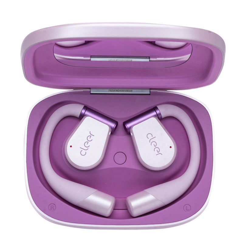 Audifonos Cleer ARC 3 Open-Ear: Sonido Hi-Res, Dolby Atmos, 50h Batería, IPX7 rosa