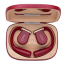 Audifonos Cleer ARC 3 Sport-Pro Open-Ear: Hi-Res, IPX7, 50h Batería, Estuche Smart UV rojo