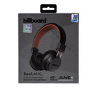 Audífonos Inalámbricos On-ear Billboard Soul: ANC, 40hrs uso, carga rápida, negro