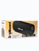 BOCINA INALÁMBRICA PORTÁTIL BILLBOARD NOMAD 50W RMS CON CONECTIVIDAD 6.0, LUZ LED RGB E IPX5 NEGRA
