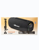 BOCINA INALÁMBRICA PORTÁTIL BILLBOARD NOMAD 50W RMS CON CONECTIVIDAD 6.0, LUZ LED RGB E IPX5 NEGRA