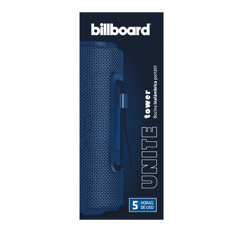 Bocina inalámbrica | Billboard Unite tower | 3.5 mm, 5hrs Azul