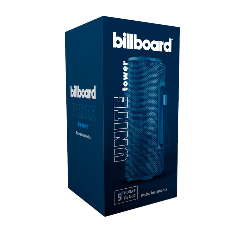 Bocina inalámbrica | Billboard Unite tower | 3.5 mm, 5hrs Azul