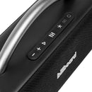 Bocina inalámbrica portátil TWS Billboard Carbono Universe: 2.5"x2, 8hrs uso, proyector galaxias, LED RGB